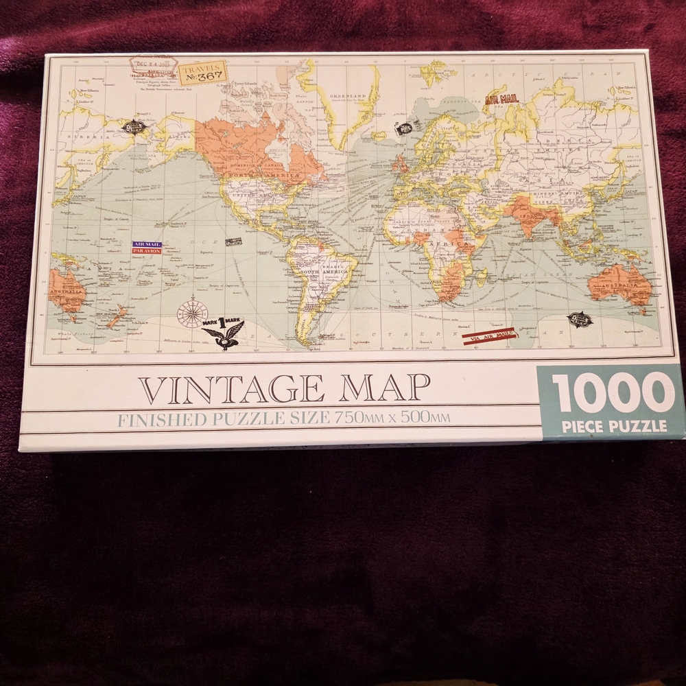 Robert Frederick Vintage Map 1000 Piece Puzzle